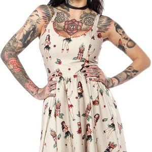 Sourpuss hula girl dress